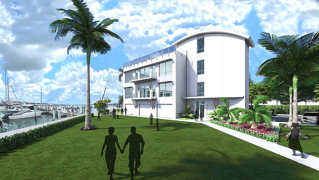 Sarasota Yacht Club plans to build a three-story addition as part of its expansion plans.