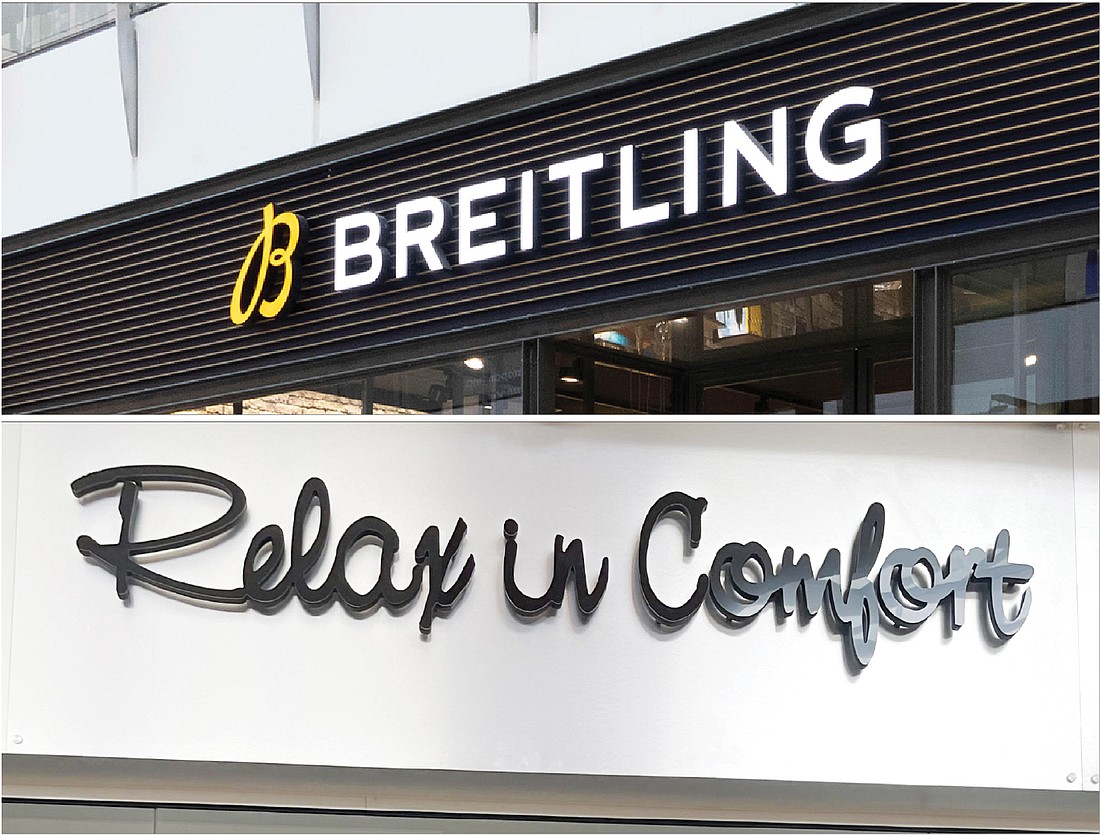 Breitling and Relax in Comfort stores are taking steps toward coming to St. Johns Town Center.