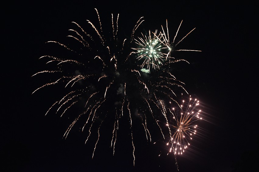 The fireworks came in many varieties.