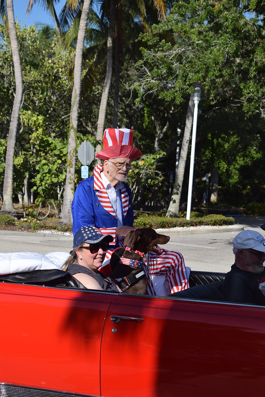 Jim Seaton, Longboat's resident Uncle Sam in every Freedom Fest.