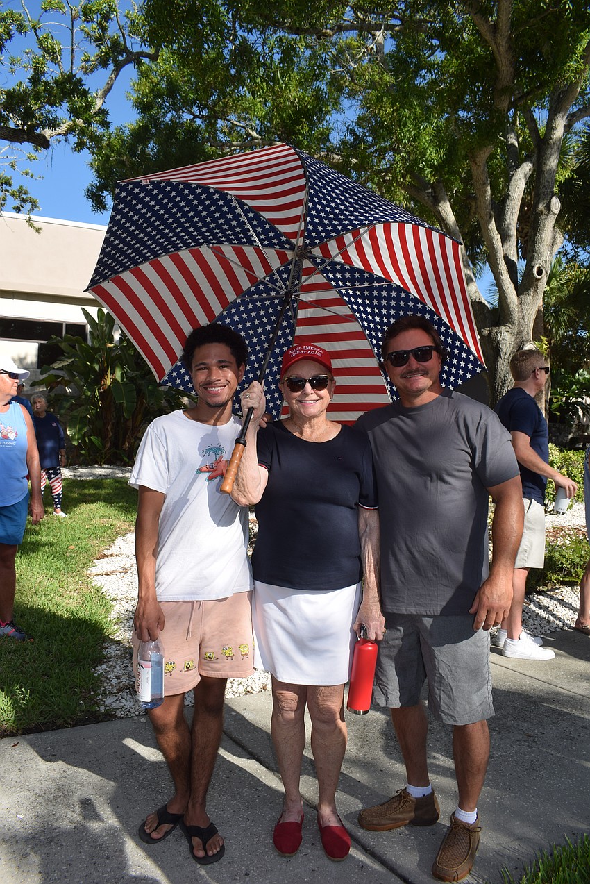 Tyler Tanner, Phyllis Black and Joe Tanner