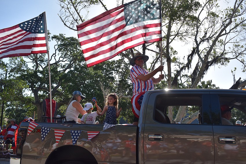 Hal Christensen from Harry’s Continental Kitchens led the parade as grand marshal.