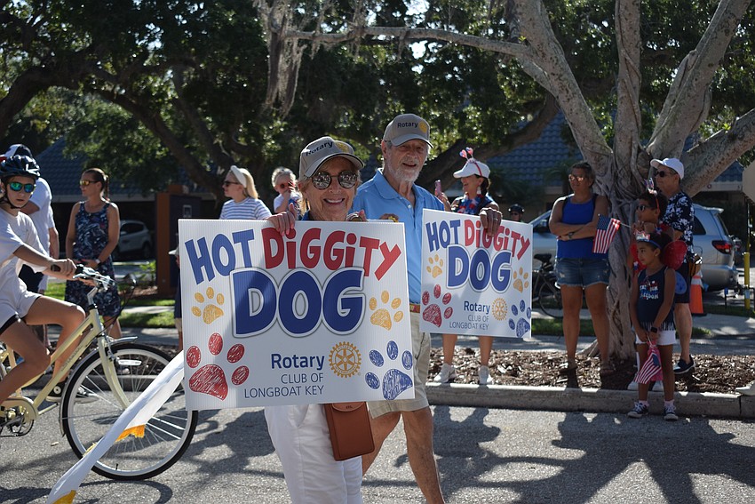 Rotary Club President Jan Wallace.