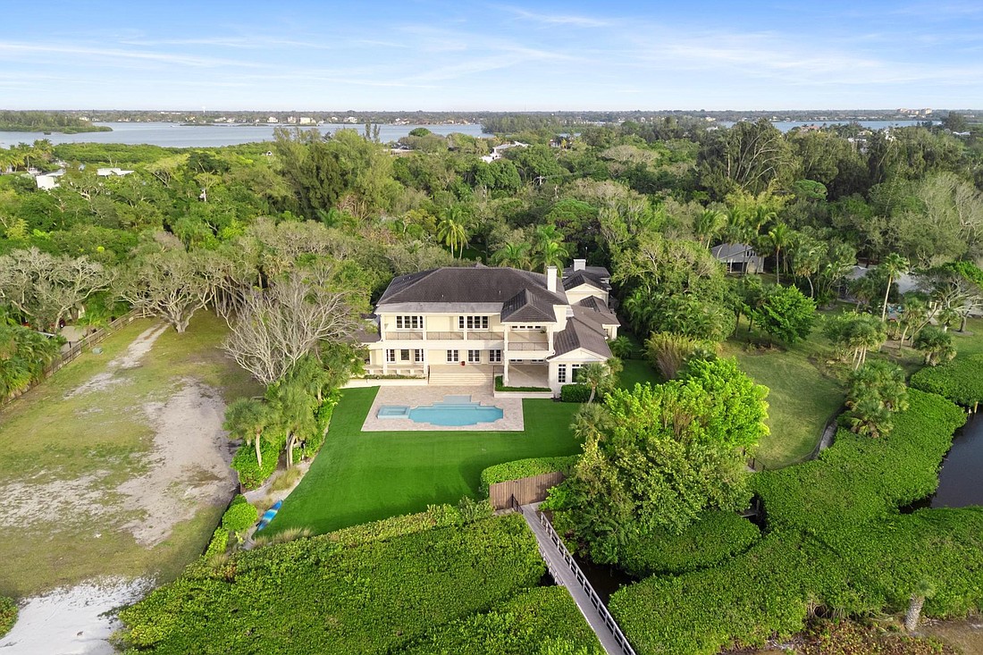 Some homes on Siesta Key are built over several underlying 25-foot-wide lots as platted in the early 19th century.