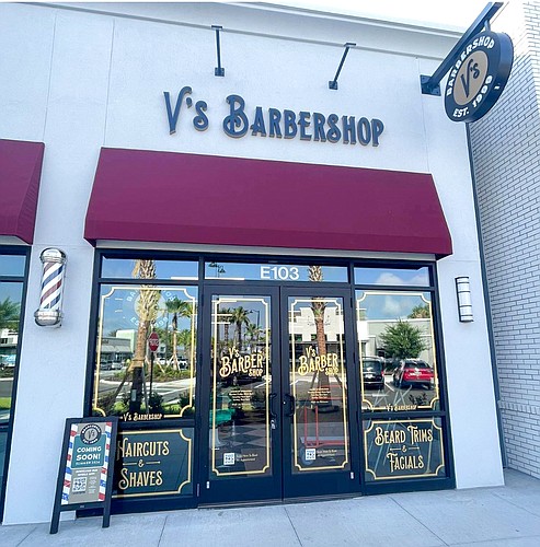 V’s Barbershop is at 300 Pine Lake Drive, Suite 103, in Nocatee Town Center.