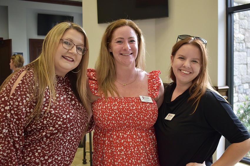 Sarasota residents Amber Eisenheimer and Jessica Rothenback and Nokomis resident Natalie Crockett work for the Suncoast Builders Association.