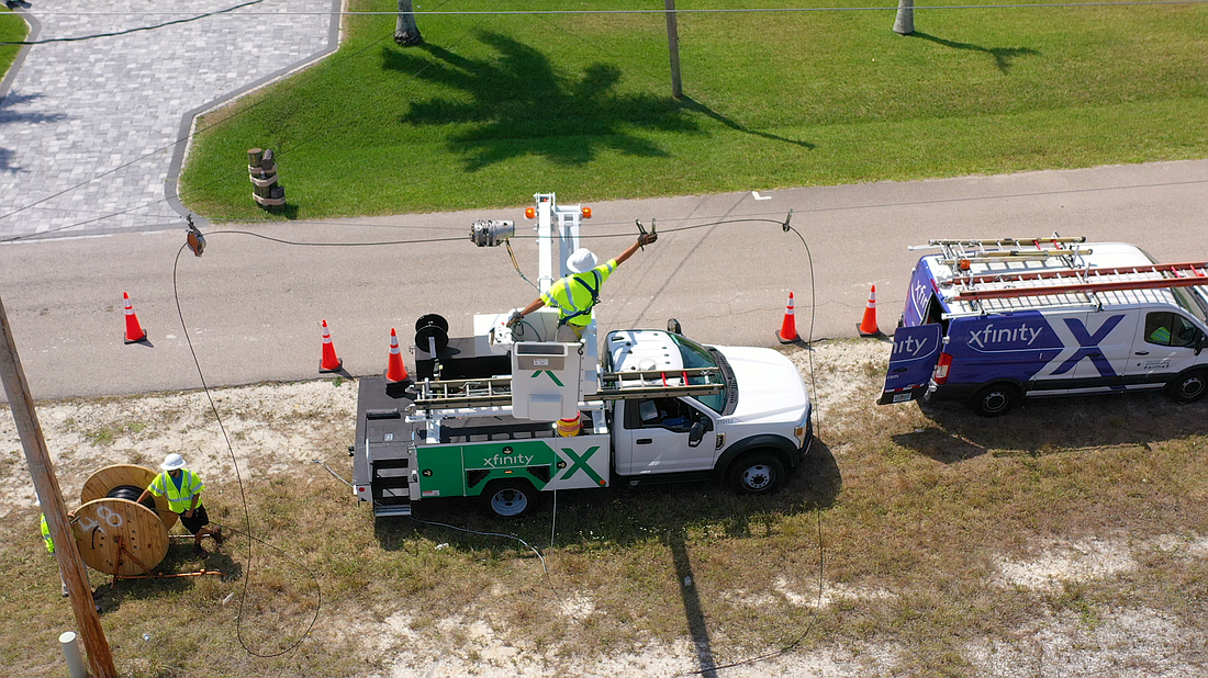 Comcast crews worked around the clock to rebuild and restore Internet access after Hurricane Ian’s landfall in Southwest Florida including Sanibel Island.