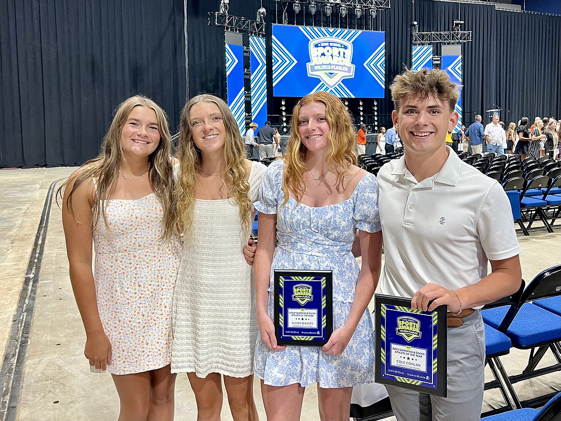 Laurel Carson, Mackenzie O’Keefe, Alexis O’Keefe and Cole Conlan. Courtesy photo