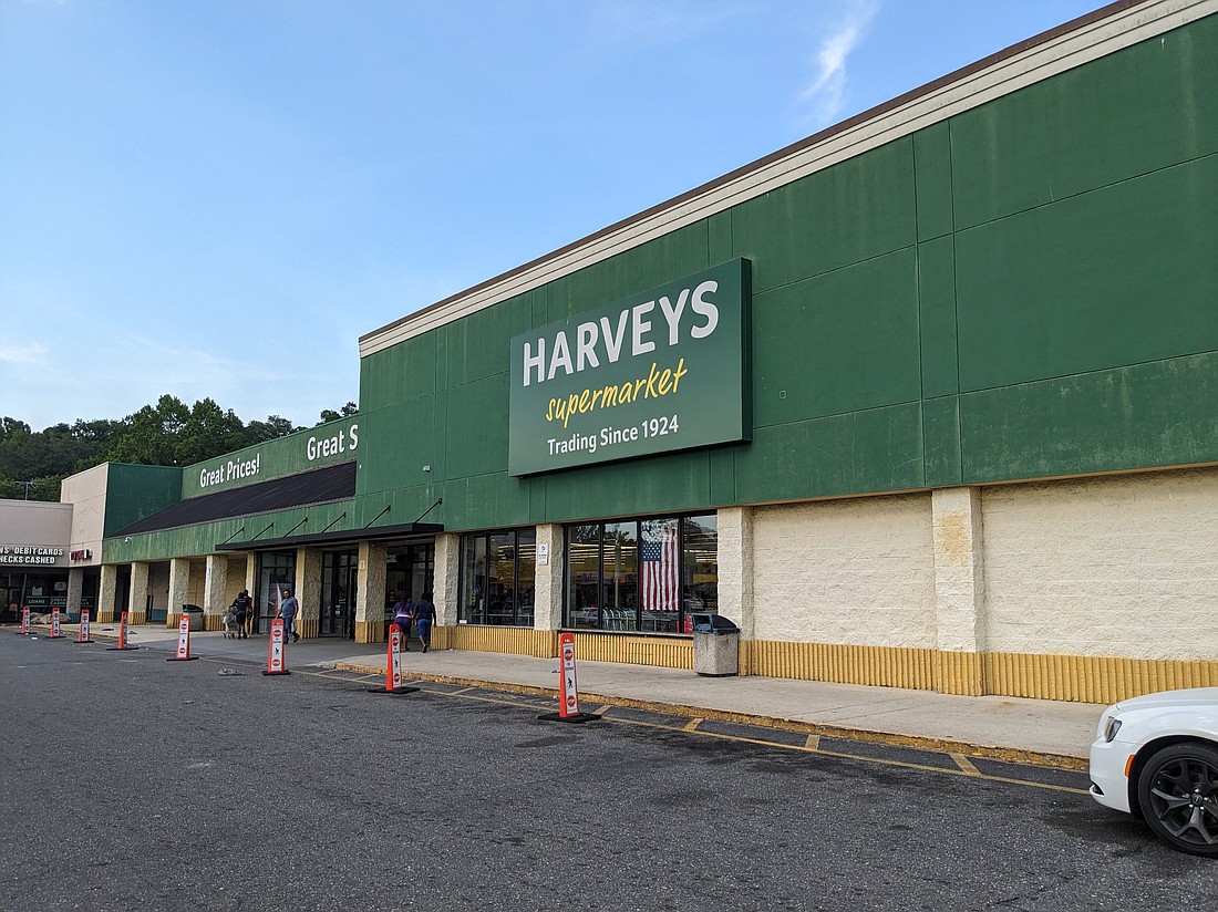 The Harveys Supermarket in Edgewood Square at 2261 Edgewood Ave. in Northwest Jacksonville.