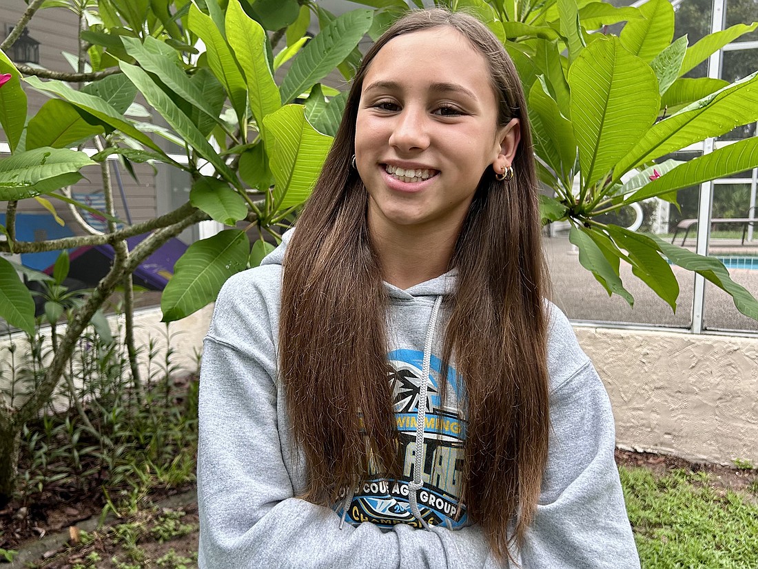 Sarasota Tsunami swimmer Ava DiPasquale.