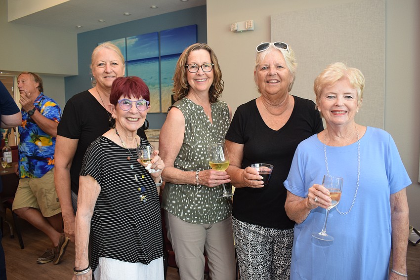 Becky Lietzau, Peggy Lammers, Judy Golvalet, Donna Heffner and Jamie Engel