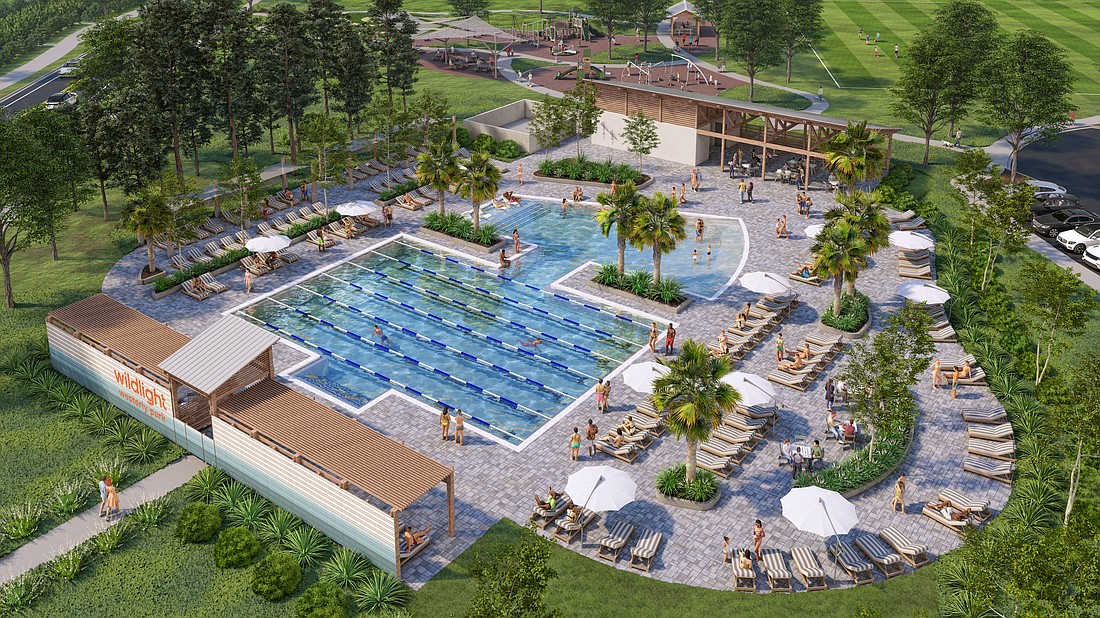 The amenity center at Westerly Park features lap and wading pools, cabanas, a playground and soccer field. A groundbreaking there is expected in 2025 with access in spring 2026.