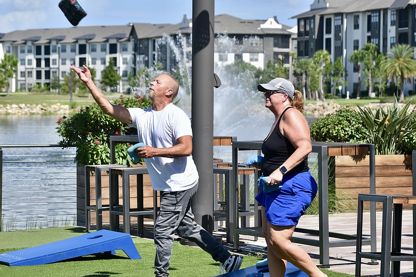 Danny Sloan and Lisa Sears are both fairly new to the Lakewood Ranch area. Sloan moved from Virginia six months ago, and Sears moved from Illinois a year ago.