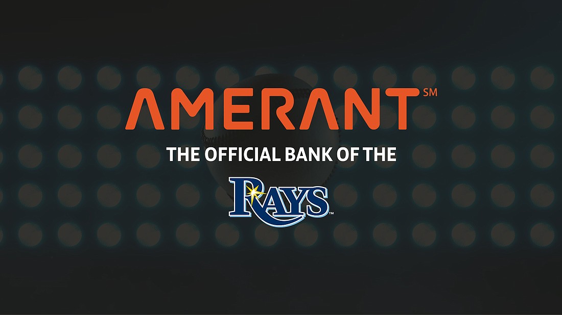 Amerant Bank is announced as the official bank of the Tampa Bay Rays baseball team.