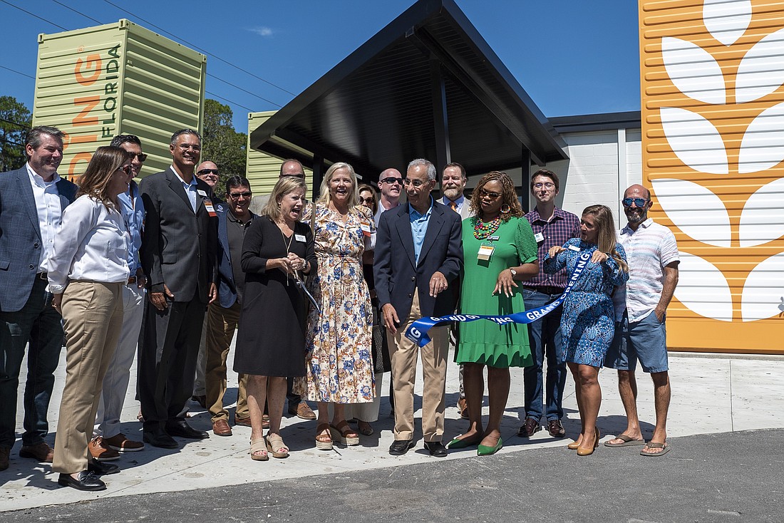 Feeding Northeast Florida held a ribbon-cutting July 18 at its new campus at 5245 Old Kings Road. The new 110,000-square-foot warehouse is on 12 acres and more than doubles the community food bank's previous capacity.