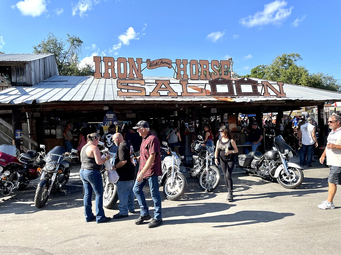 The Iron Horse Saloon in Ormond Beach during Biketoberfest 2021. Courtesy photo