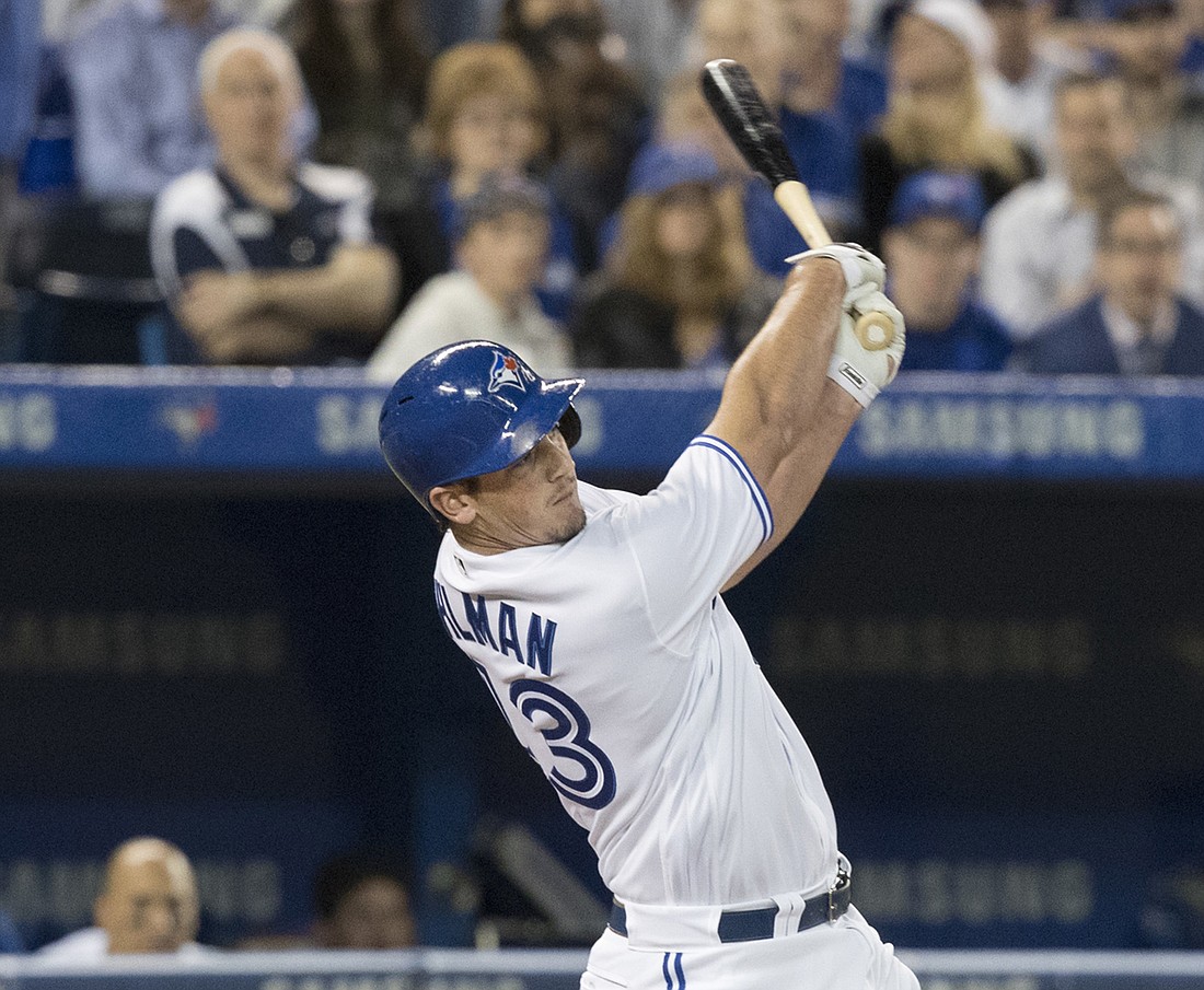 Former Lakewood Ranch High catcher Mike Ohlman made his MLB debut for the Toronto Blue Jays in 2017.