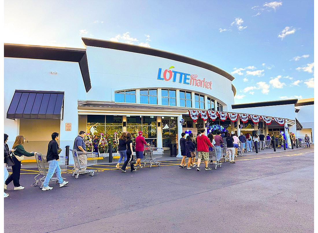 The Tampa Lotte Plaza Market at 17605 Bruce B. Downs Blvd. opened in 2023.