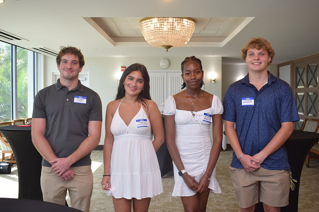 Tyler Dunn, Regina Ladron DeGuevara, Nyrdia Bonnaire Fils and Chase Matilla