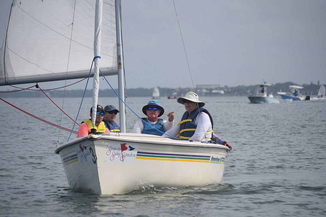 Alan Staniforth is a sailing instructor for adults at the Sarasota Sailing Squadron and also teaches throughout the season.