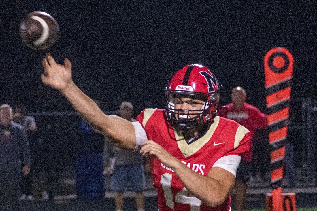 Cardinal Mooney High rising junior quarterback Devin Mignery.