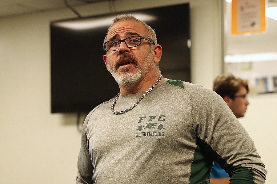 FPC weightlifting coach Duane Hagstrom. File photo