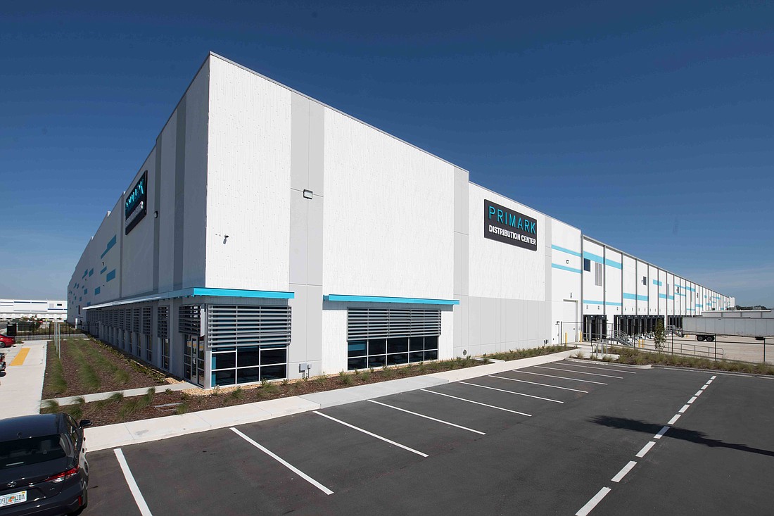 INDUS Realty Trust paid $62.85 million for the Primark distribution center at 1511 Zoo Parkway in Imeson Park South in North Jacksonville.