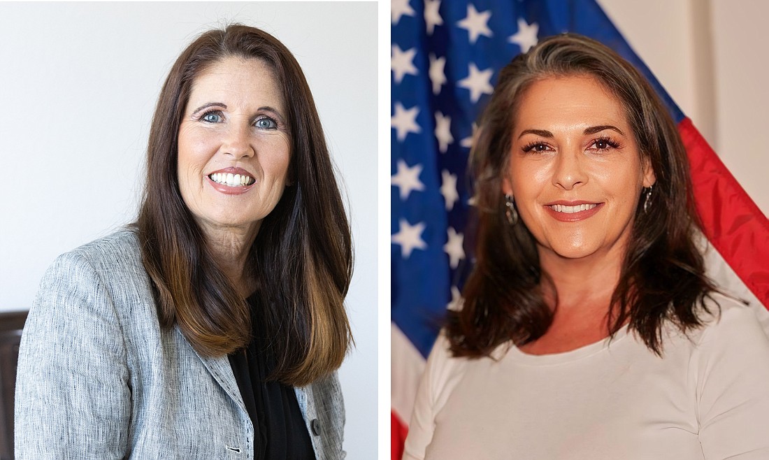 Teresa Mast and Alexandra Coe are running for the District 1 Sarasota County Commission seat.