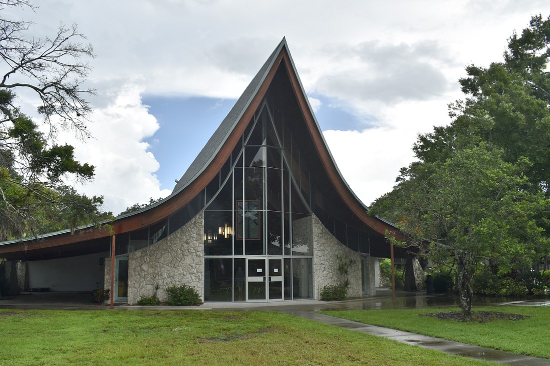 The church's fellowship hall.