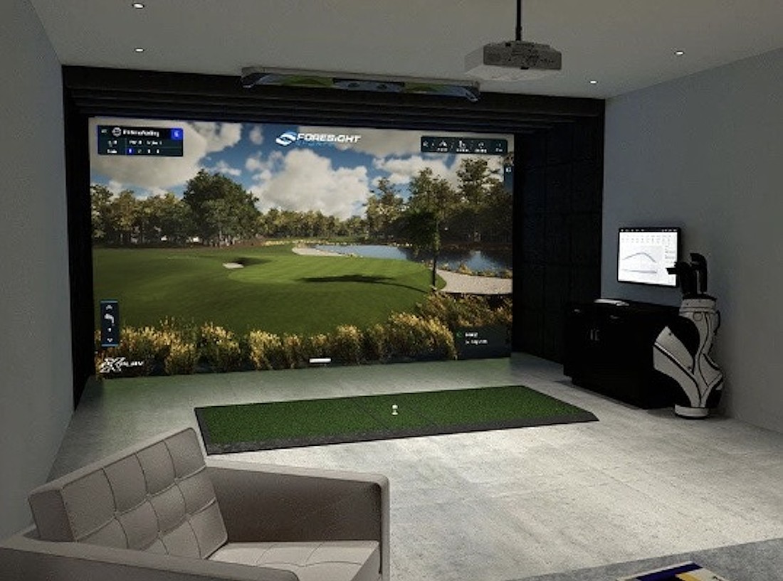 The Golf Society is not finished yet, but this photo offers an idea of what a suite will look like.