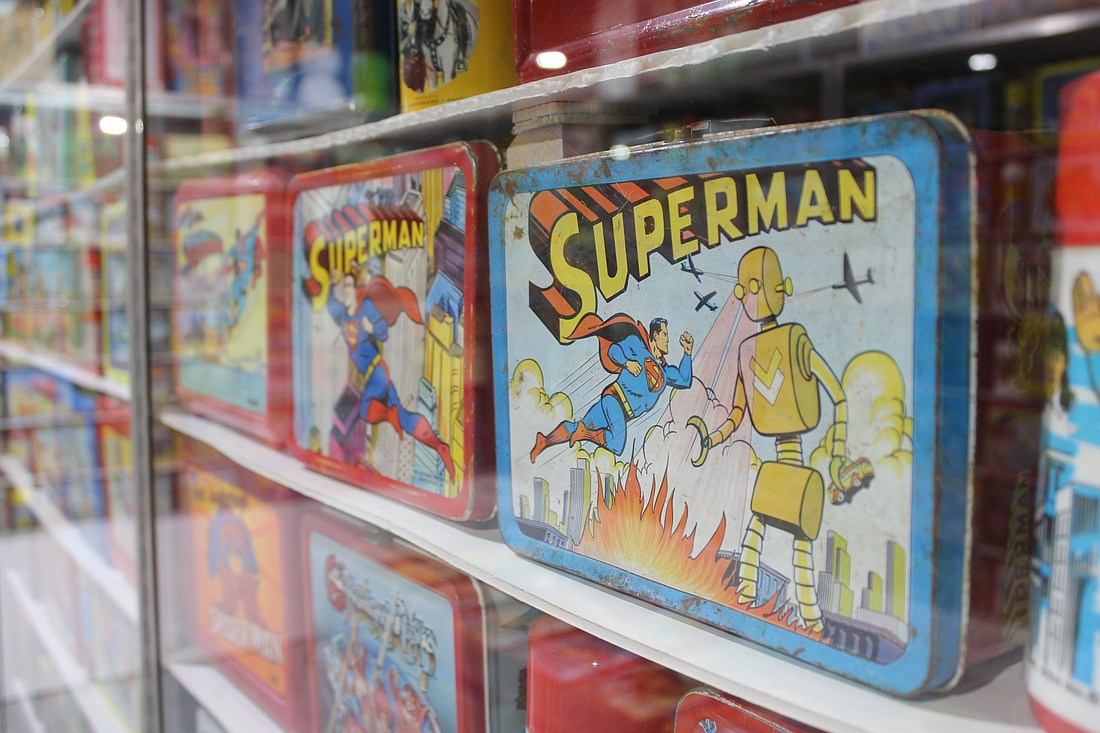 The original Superman lunch boxes by Adco debuted in 1954.