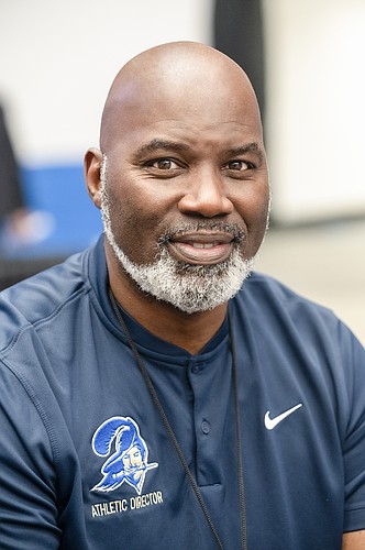 Mainland High School Athletic Director Terrence Anthony. Photo by Michele Meyers