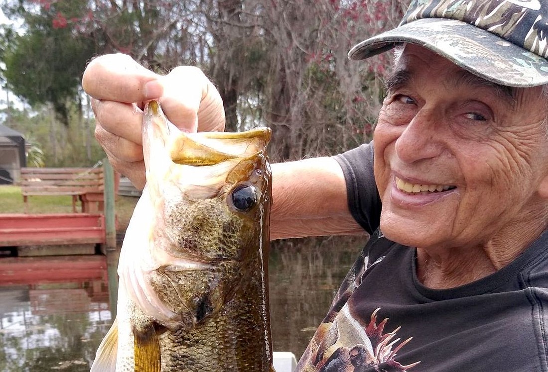 Navy veteran Bernard Kershner enjoys freshwater fishing. Courtesy photo