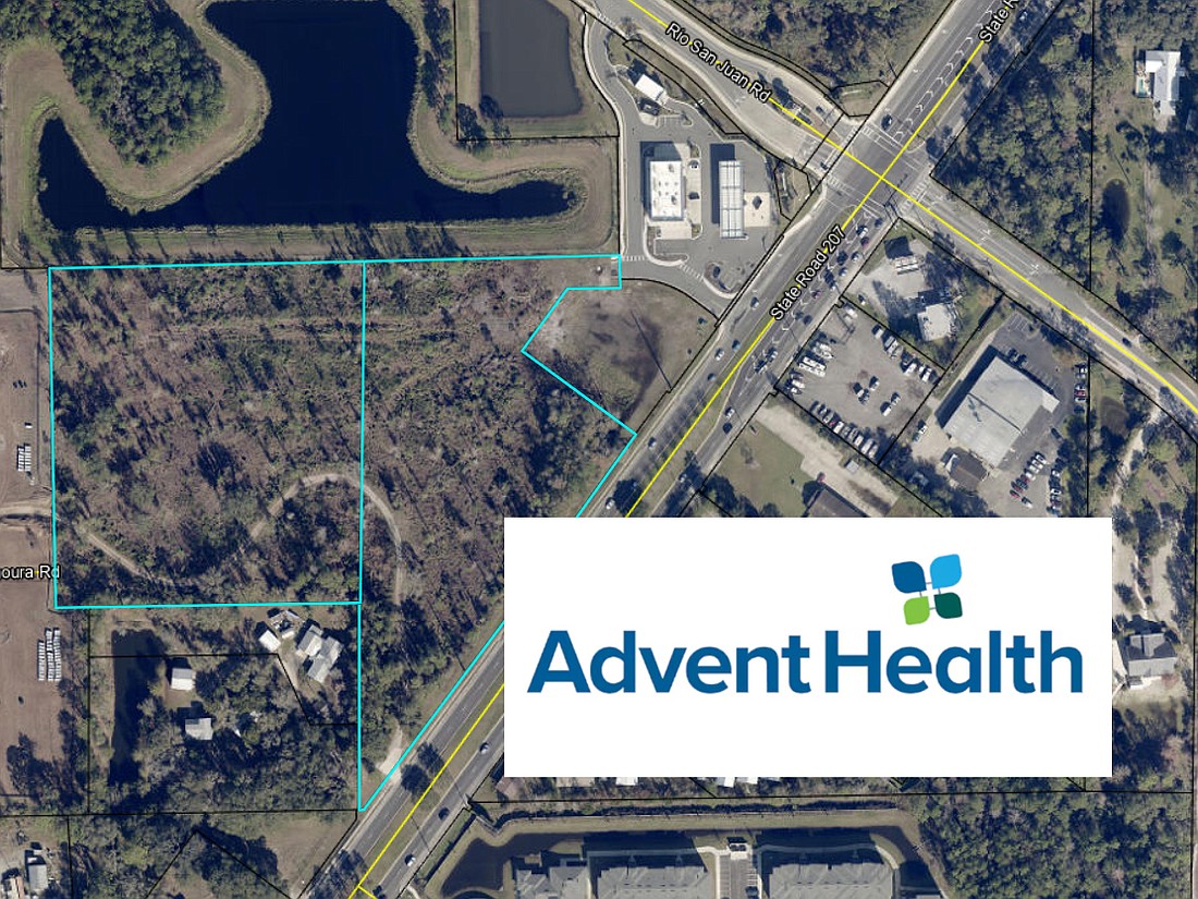 Advent Health bought two properties in St. Johns County south of Rio San Juan Road and along north Florida 207.