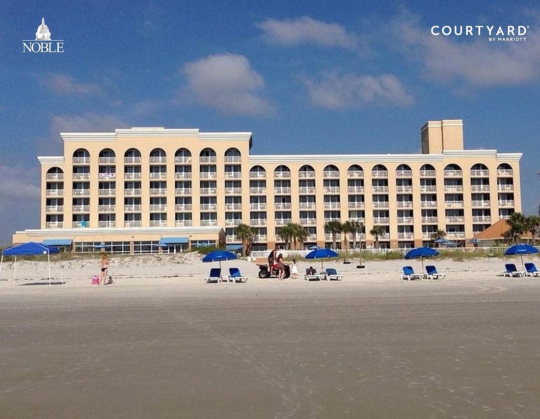 Noble Investment Group acquired the Courtyard by Marriott Jacksonville Beach Oceanfront at 1617 First St. N. in Jacksonville Beach.