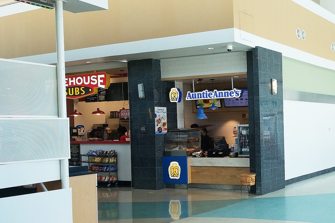 Jacksonville International Airport food court The Club JAX permanently