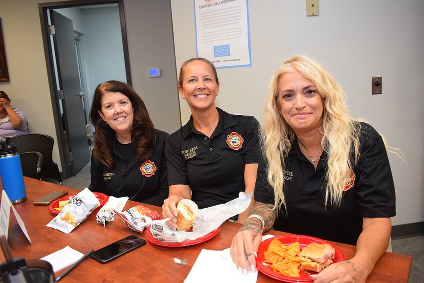 Lisa Boggs, Tina Adams and Tara Pavgouzas