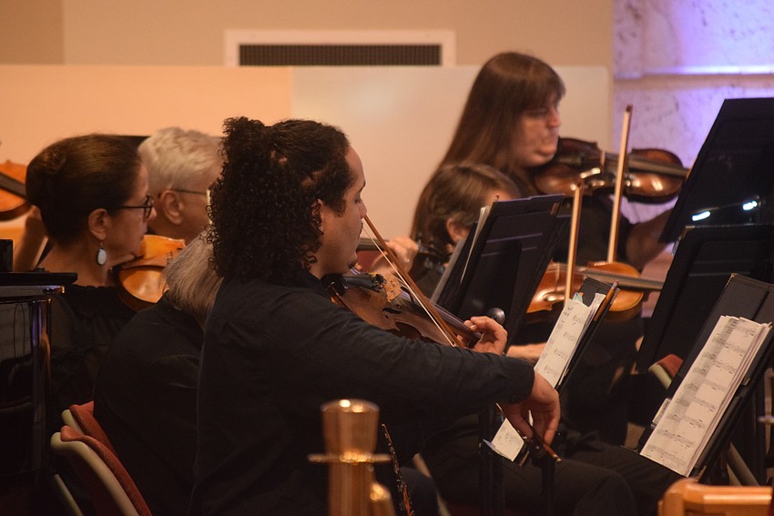 Mario Santana on violin