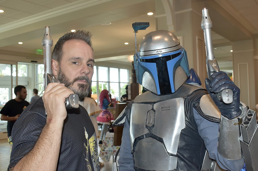Brett Muncie built this costume of Jango Fett from the 