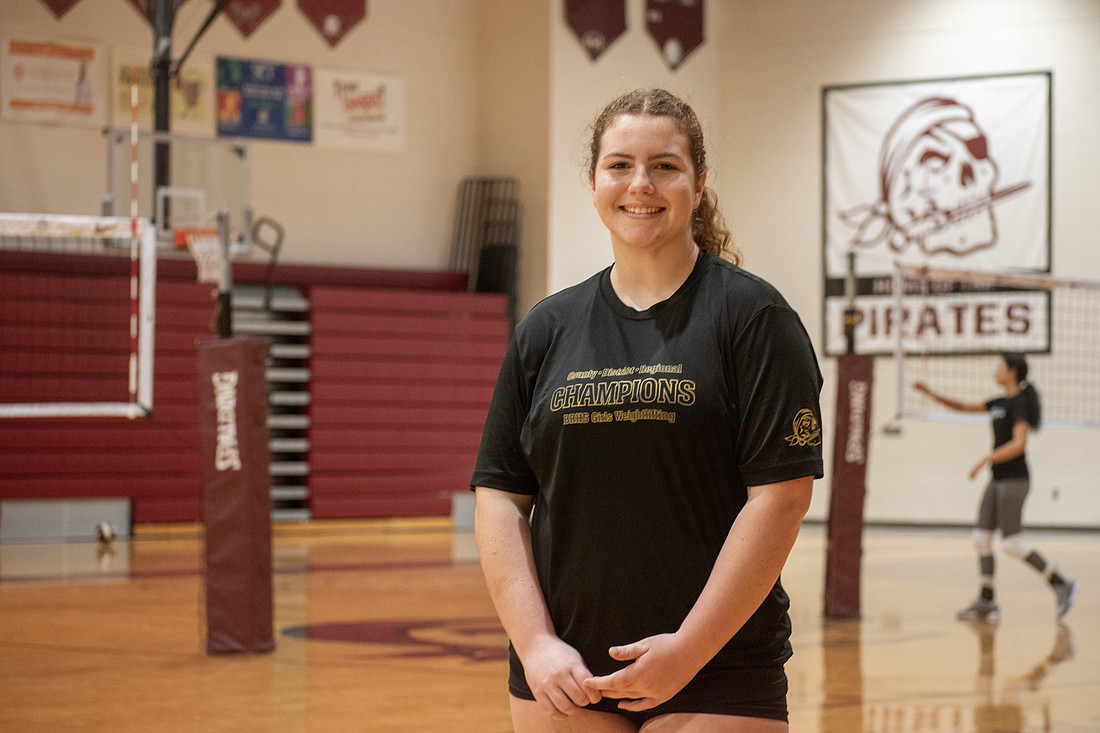 Braden River High indoor volleyball senior Baylee Hinkle.