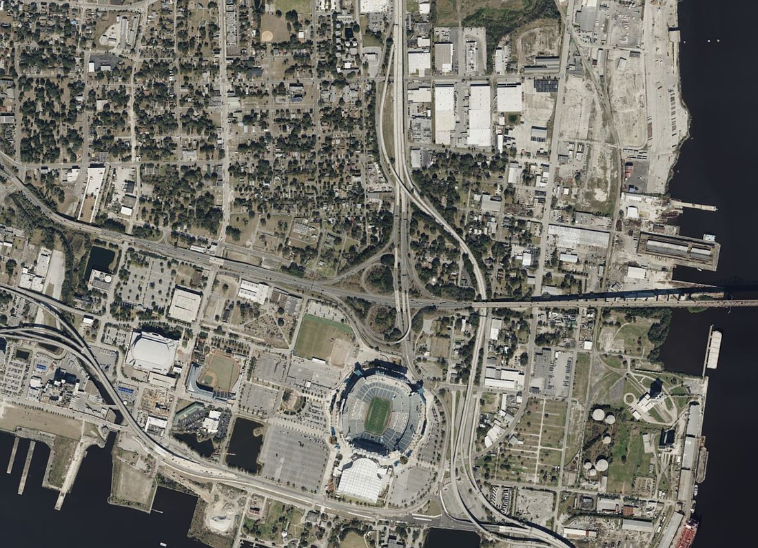 The OutEast neighborhood is north of EverBank Stadium that will be renovated into the Jacksonville Jaguars "Stadium of the Future."