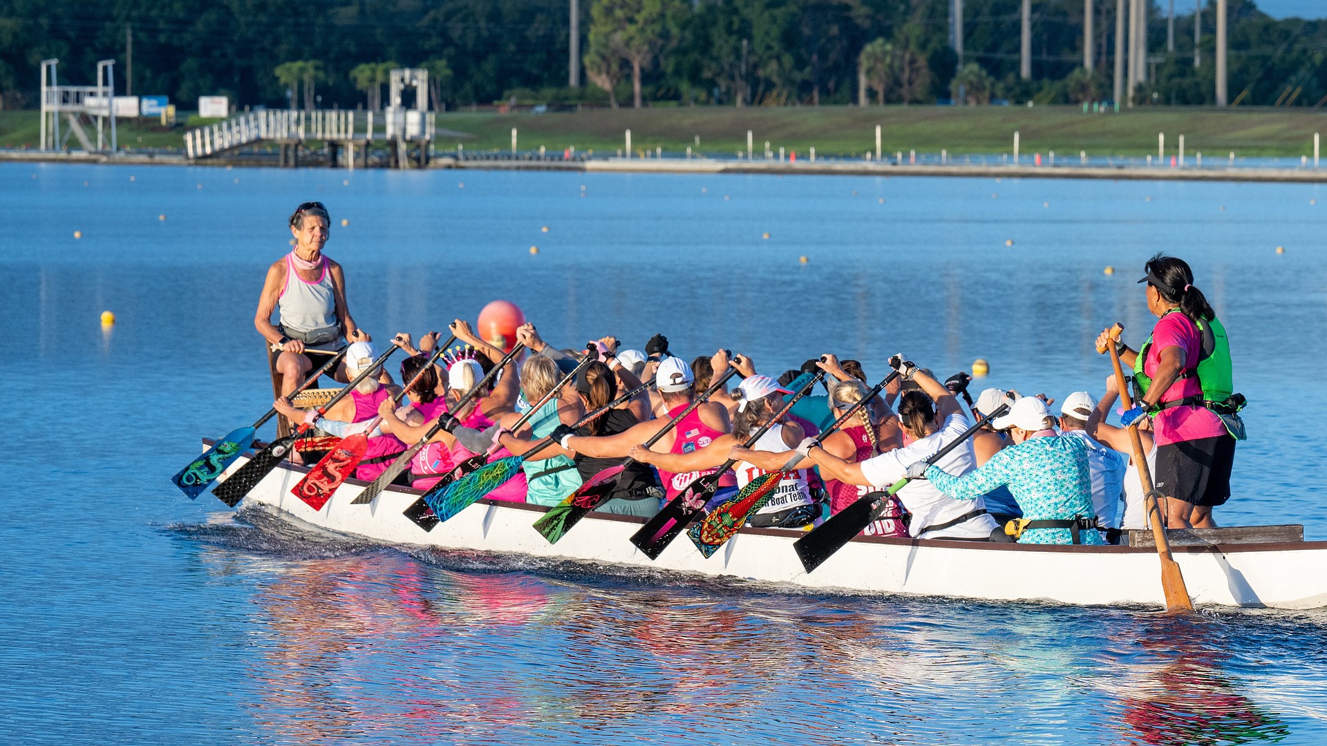 Nathan Benderson Park’s dragon boat program is the second largest in the country.