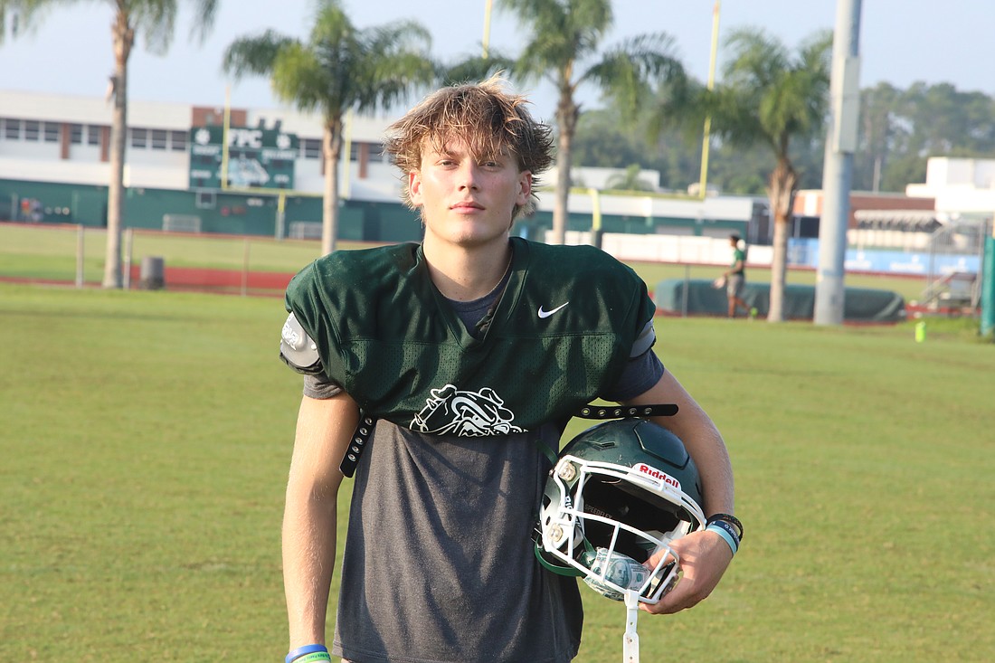 FPC senior Grant Winkler is back to nearly 100% and has gained back most of the 30 pounds he lost during a nine-day hospital stay in late May. Photo by Brent Woronoff