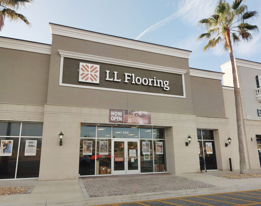 LL Flooring at 330 CBL Drive in the Cobblestone Village shopping center in St. Augustine.