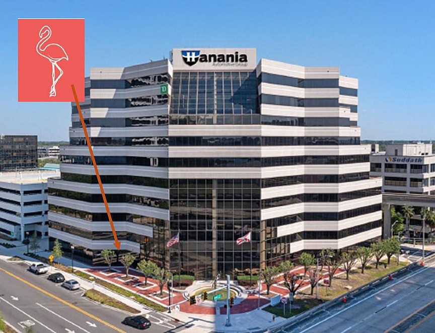 The Flamingo bar and cafe is planned in Hanania Place at 1200 Riverplace Blvd. on the Downtown Southbank.