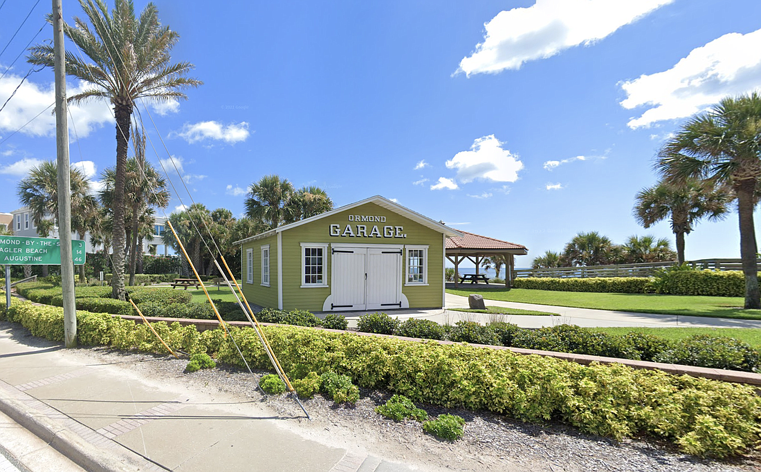 The Ormond Garage model at the Birthplace of Speed Park in Ormond Beach. Photo courtesy of Google Maps