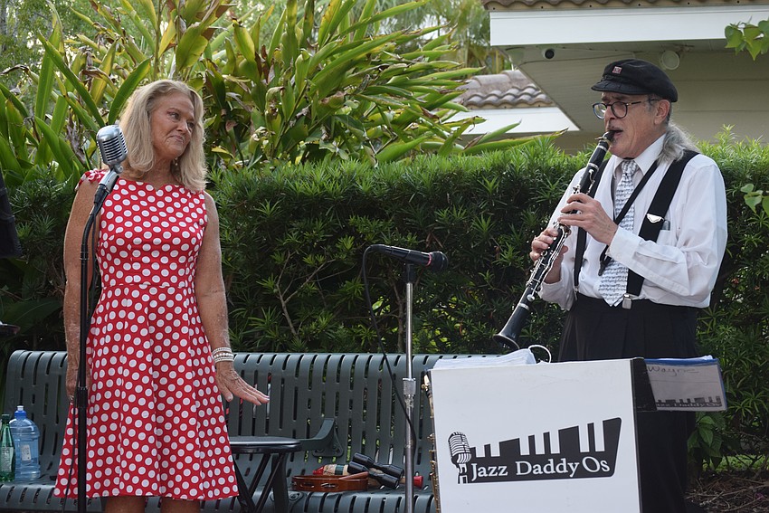 Mary Miller and Wayne Pearson from the Jazz DaddyOs.