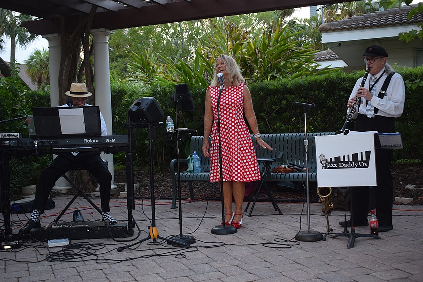 Eric Enfield, Mary Miller and Wayne Pearson from the Jazz DaddyOs.