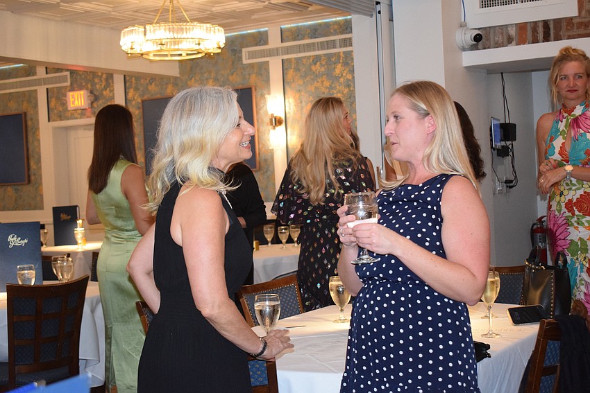 Dayle Hoffmann and Lauren Brown from Marie Selby Gardens.