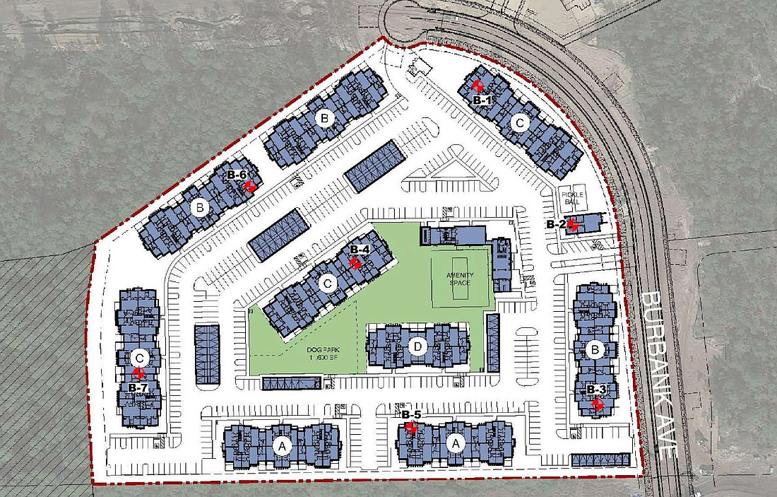 Thompson Thrift Ponte Vedra Beach apartments is planned in the Nocatee-area of Jacksonville along Burbank Avenue.